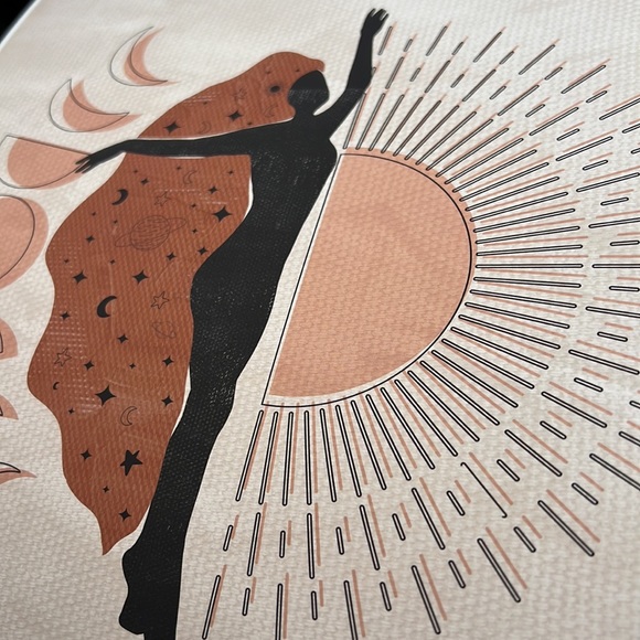 Wall Art Bohemian Woman Silhouette Celestial Print Poater Unframed - Picture 10 of 16